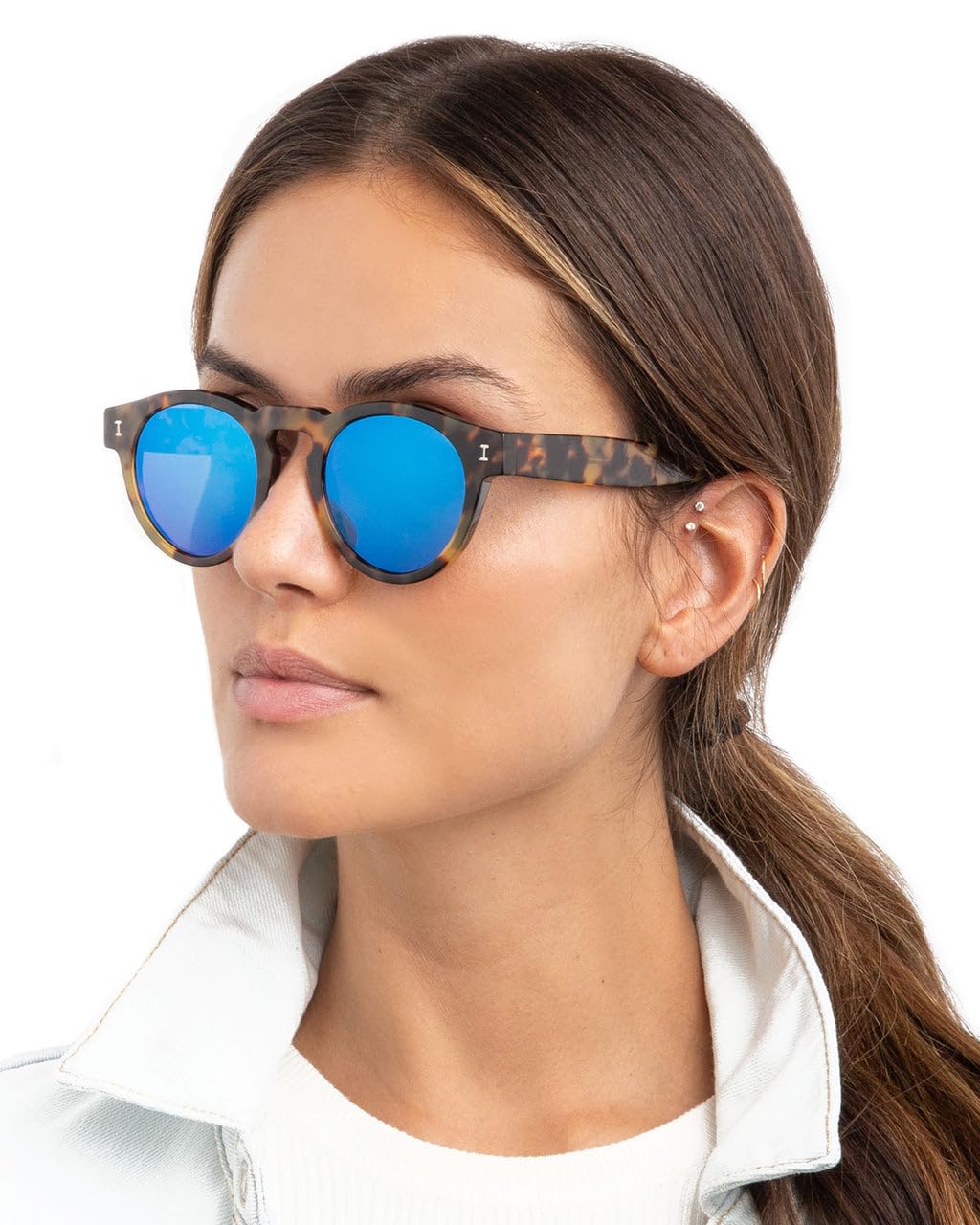 illesteva ✽ LEONARD MIRRORED SUNGLASSES Leonard Mask Sunglasses | illesteva